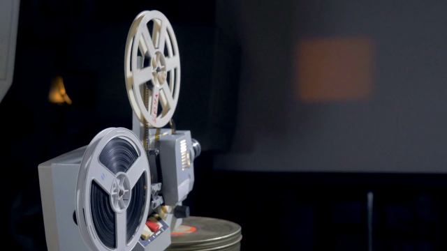 Projector Mecanic استوک فوتیج : پروژکتور 30355 Mechanical Movie Projector In Operation ...