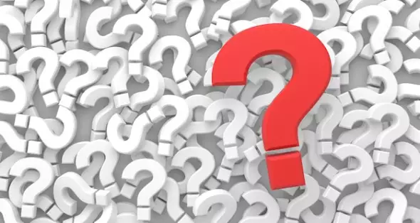 عکس علامت سوال 8443605 Big Red Question Mark Over White Background ...